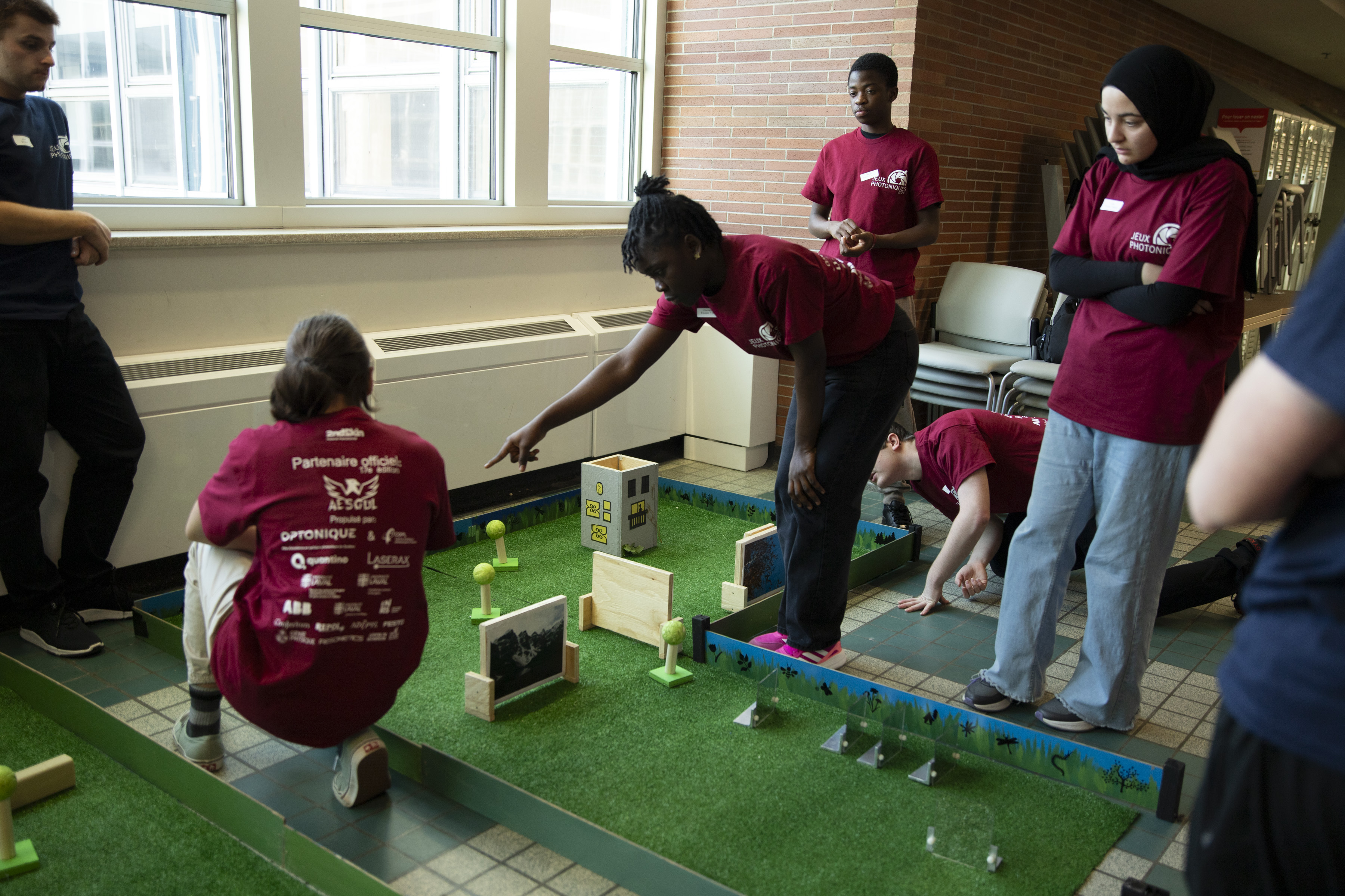 Mini-golf optique